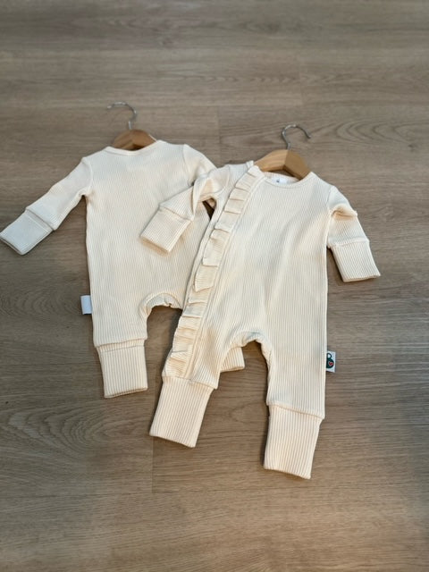 Bump Baby Imaging - Frill Onesie - White
