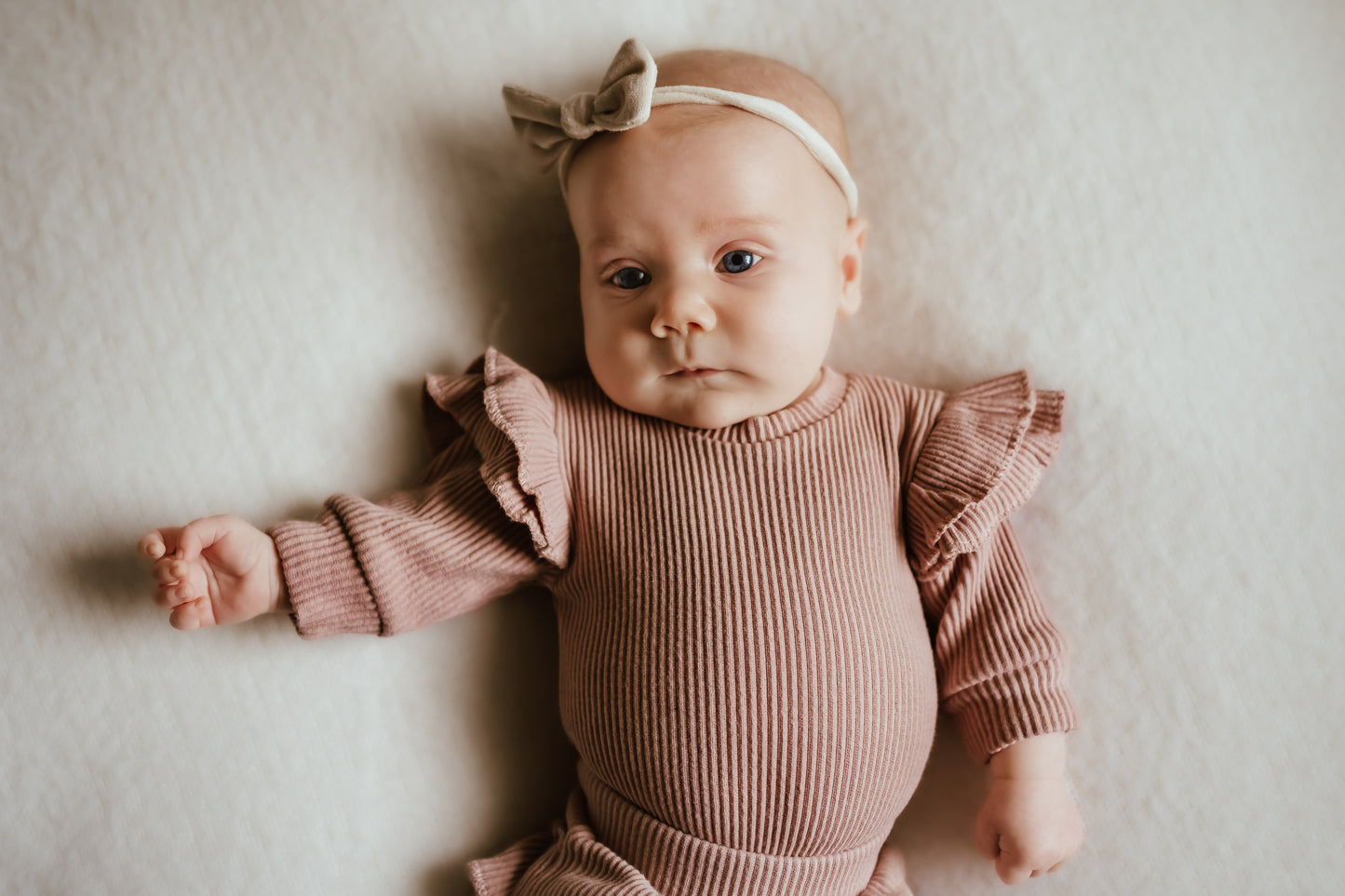 Bump Baby Imaging - Long Sleeve Frill Bodysuit - Pink